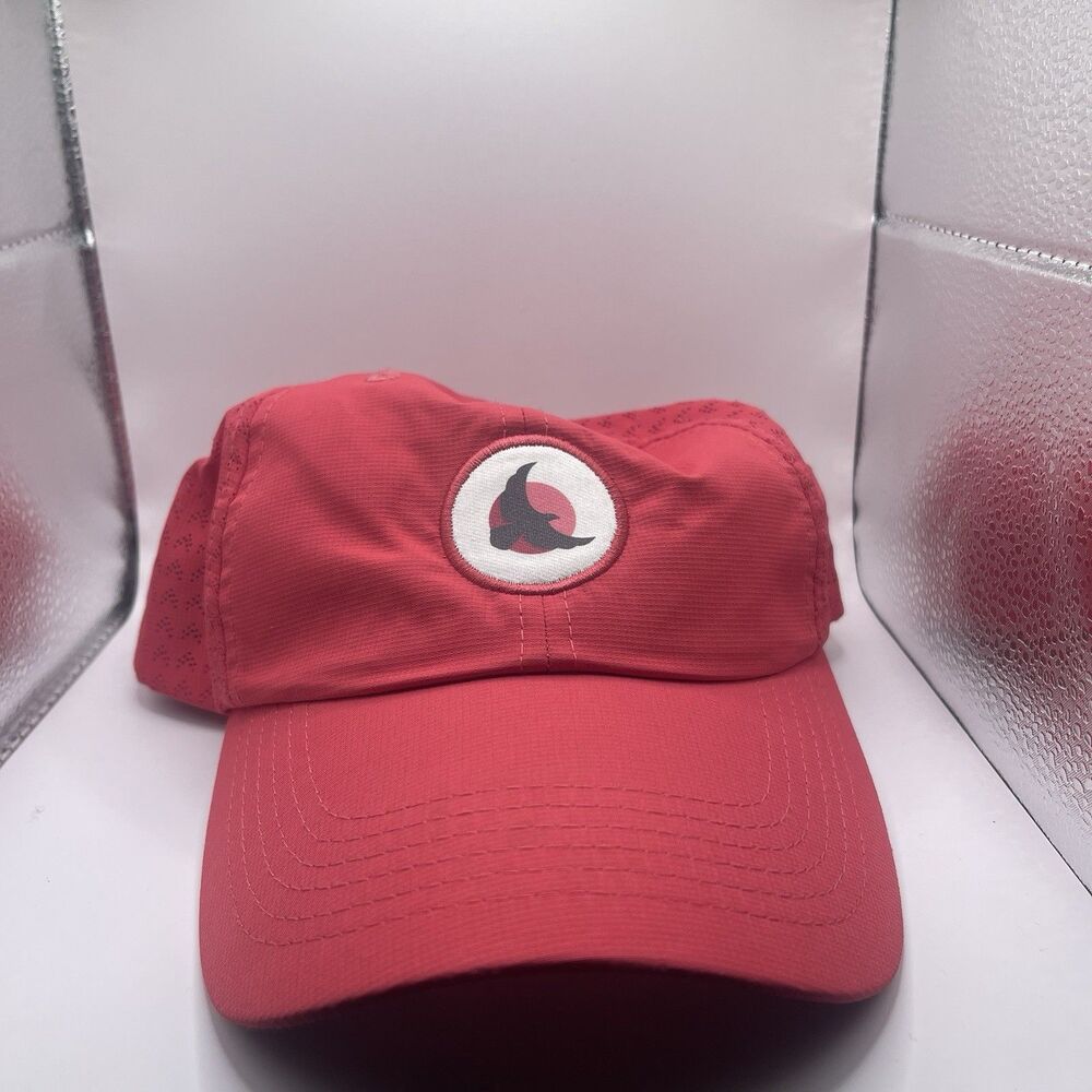 Imperial Red Golf Cap Men Adjustable Lightweight Breathable Solid
